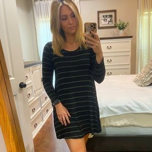 Long sleeve T shirt dress size medium